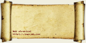 Gligorije Denić vizit kartica